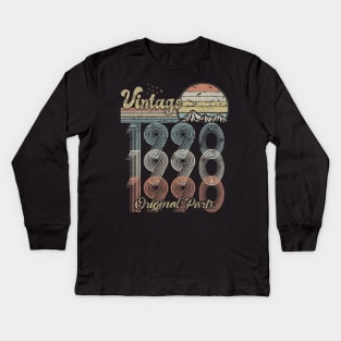 Vintage 1990 Design 30 Years Old 30th birthday Kids Long Sleeve T-Shirt